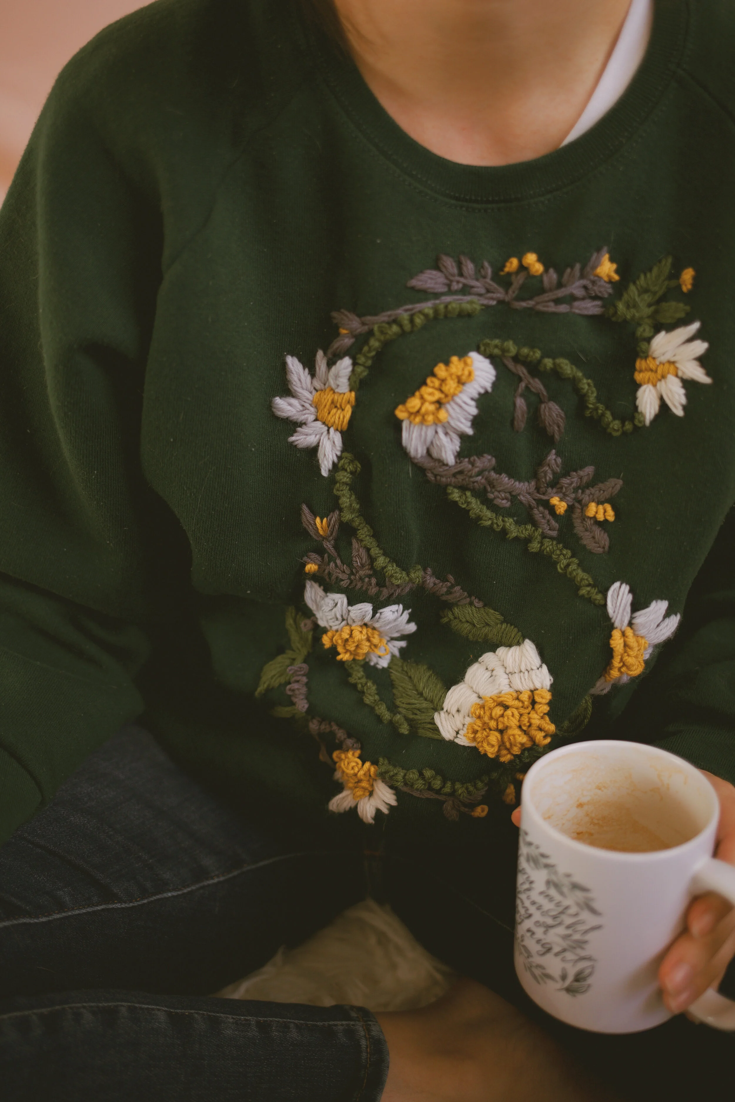 Embroidered harry potter sweatshirt hot sale